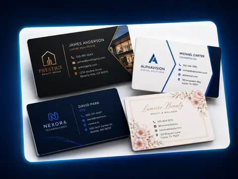 Business card examples